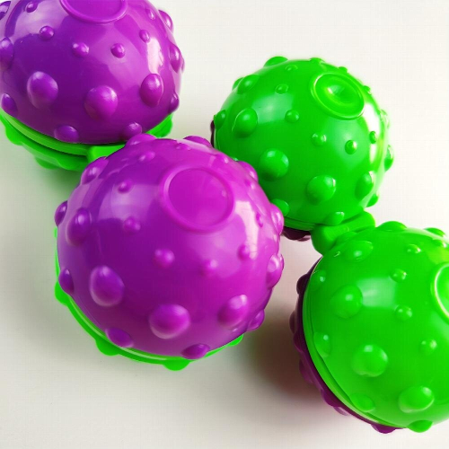 Fidget Spinner Decompression Toy Green And Purple 1