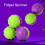 Fidget Spinner Decompression Toy Green And Purple 3