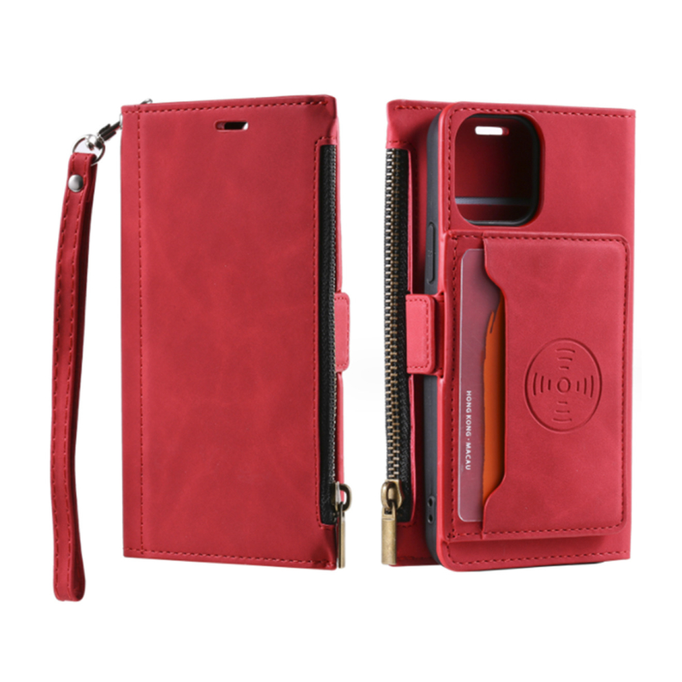 J39 Pu Leather Flip Phone Wallet Cover Phone Case Cover For Iphone 14Pro 6.1 Inch 766261986827