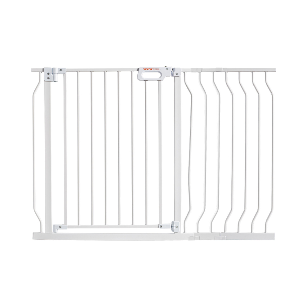 VEVOR Baby Gate Safety Stair Gate Dog Barrier Doorway 29.5"-48.4" Wide 30" Tall
