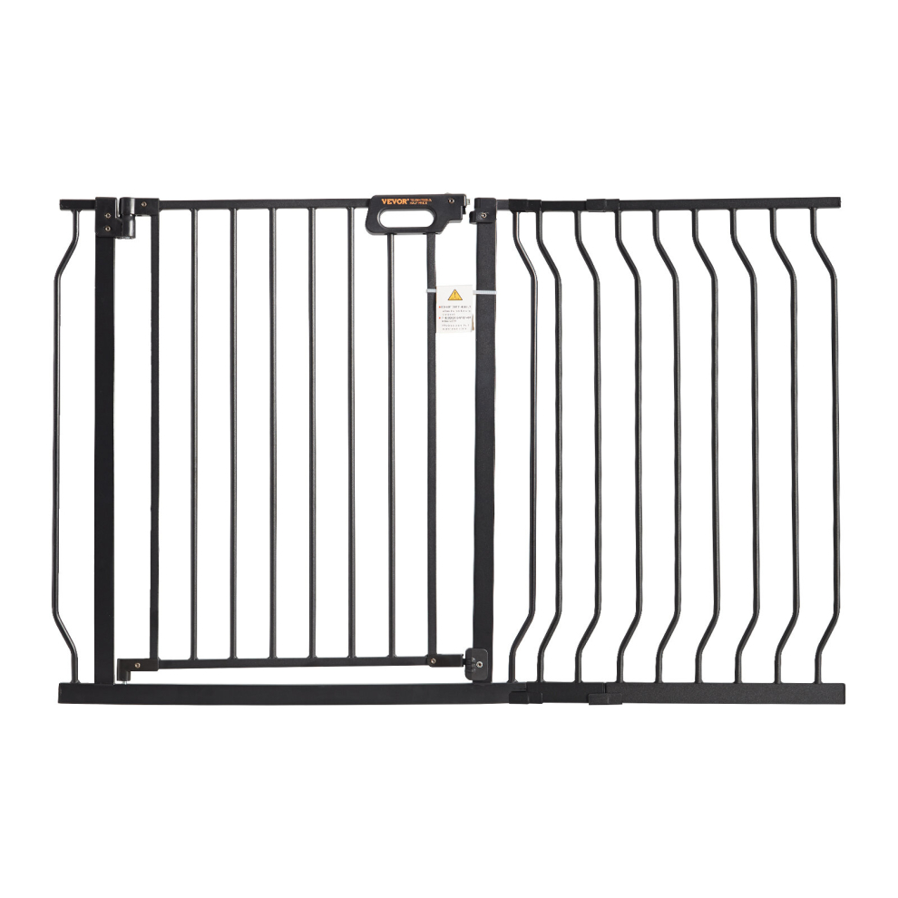 VEVOR Baby Gate Safety Stair Gate Dog Barrier Doorway 29.5"-48.4" Wide 30" Tall