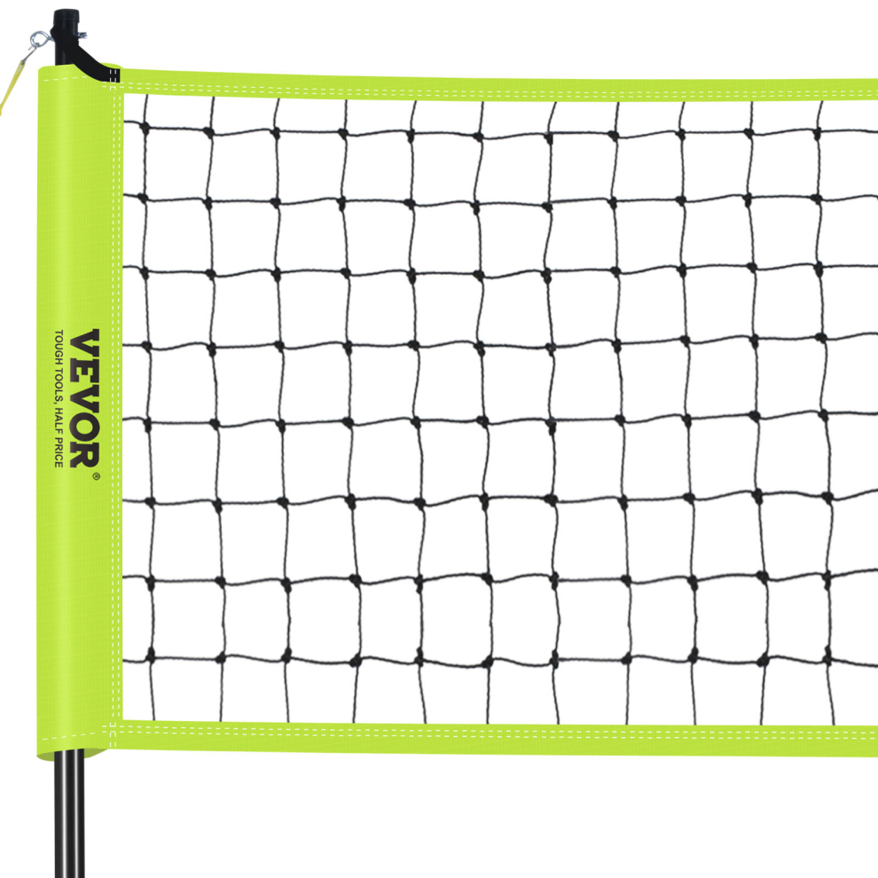 VEVOR Outdoor Portable Volleyball Net System Adjustable Height Poles Carry Bag