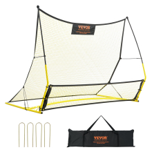 VEVOR 71"x40" Soccer Trainer 2-IN-1 Portable Soccer Rebounder Net  Portable Bag