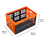 VEVOR VEVOR Collapsible Storage Baskets Folding Plastic Stackable Container 45L 3-Pack 8