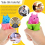 4pcs Evil Colorful Squirrel Cup Toys 5