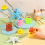 4pcs Evil Colorful Squirrel Cup Toys 3