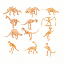 12pcs Dinosaur Skeleton Archaeological Excavation Game Dinosaur Skeletons Educational Toys Interactive Cognitive Toys Simulation Dinosaur Skeletons