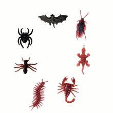 Halloween Simulation Cockroach Prank Toy Startled Cockroach Xiaoqiang Soft Material Cockroach