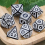 7Pcs Set Classic Rune Relief Perfect For Playing Games 12