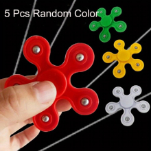 5 Pcs Fidget Spinner Toy Decompressing Toys Finger Toys Random Finger Spinners For Adult