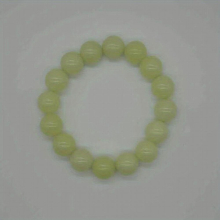 Green Luminous Beads Luminous Stone Crystal Hand String Fluorescent Stone For Men And Women