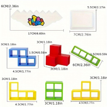 32pcs Stacking Blocks Novelty Games Multiplayer Games Tabletop Indoor Games