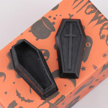 1pc Halloween Treat Coffin Box With Lids Home Decor Coffin Boxes Halloween Treat Coffin Boxes Coffin Prank Props