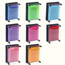Plastic Square Hand Print 3D Cloning Hand Model Variety Needle Painting Pinart Three dimensional Needle Carving Puzzle Decompression Toy