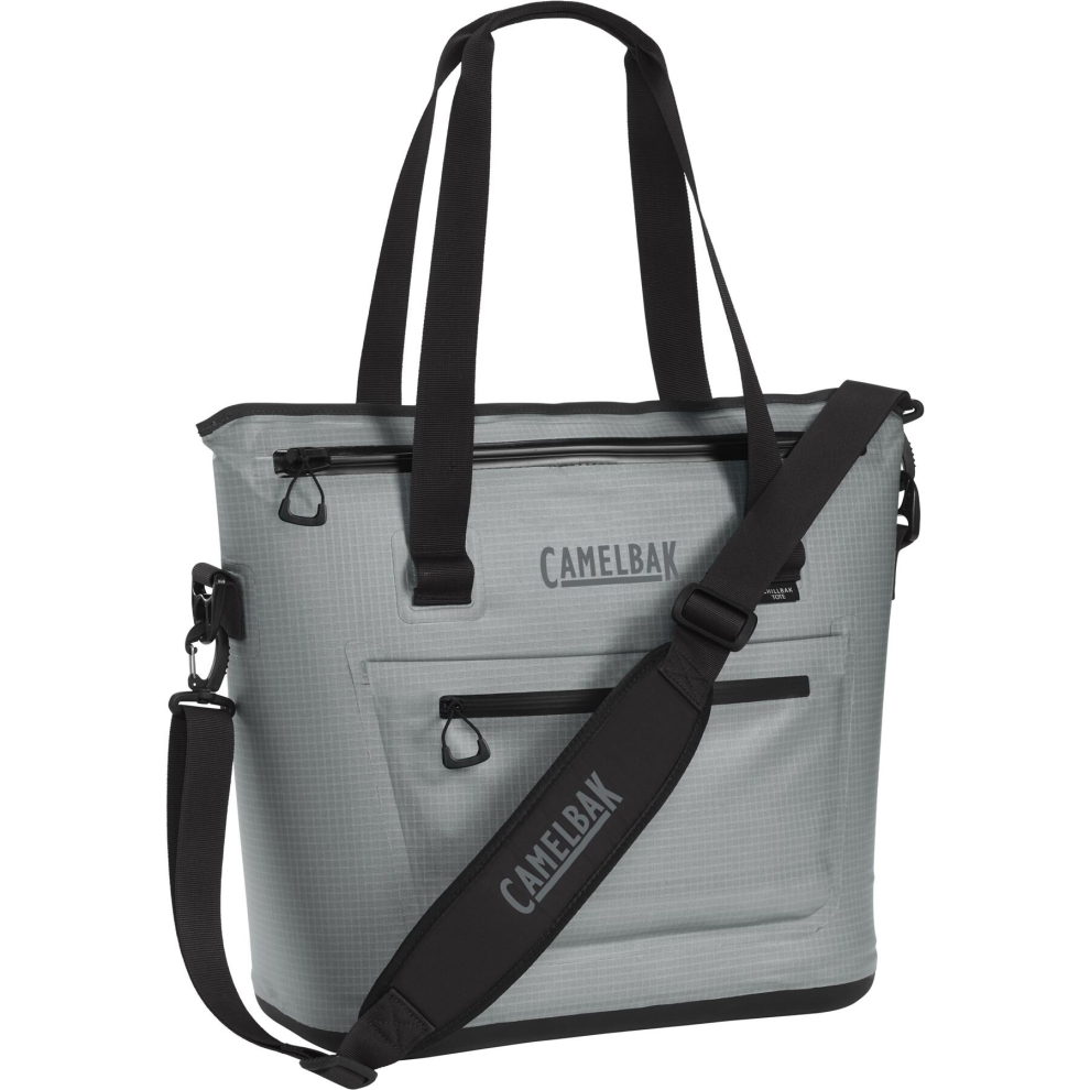 (18 & 3 Litres, Monument Grey) CamelBak ChillBak 18L Tote Soft Cooler with 3L Fusion Group Reservoir Waterproof Insulated Cooler Bags