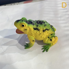 Halloween Prank Simulation Pinching Called Vocal Frog Model Toy
