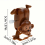 Wind up Handstand Walking Monkey Wind up Frog Toy 2