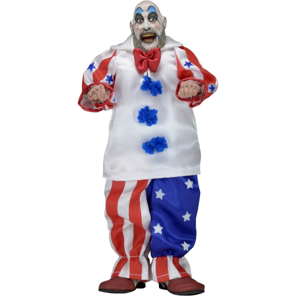 NECA House of 1000 Corpses Captain Spaulding 8" Clothed Action Figure