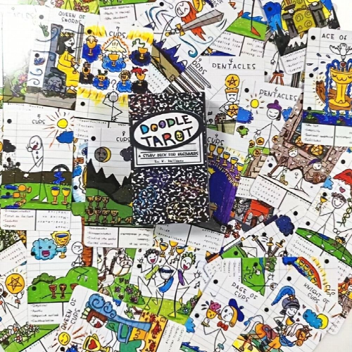 Graffiti Tarot Deck Deck Set Fortune Telling Game Divination Tool 2
