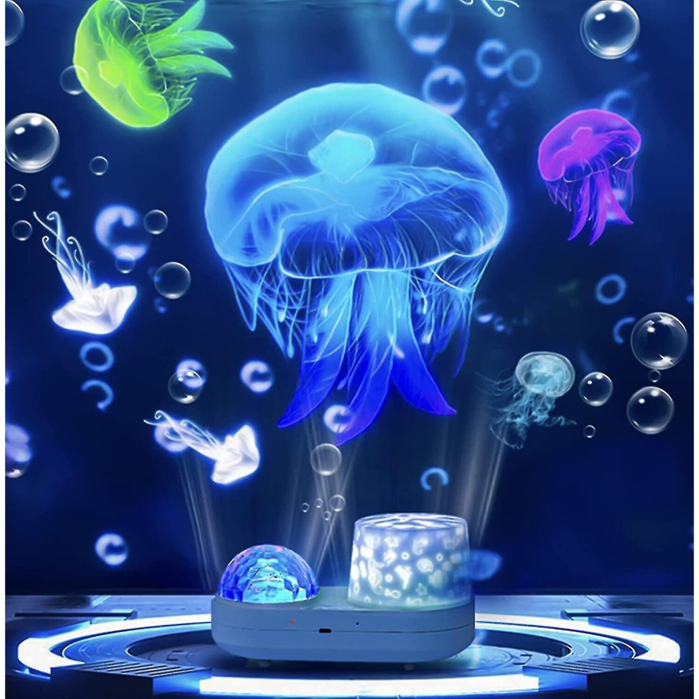Ocean Night Light Projector, Kids Galaxy Projector For Bedroom, Nebula Star Projector With Usb Cable, 360 Degree Rotation Kid Night Light Lamp For Dec
