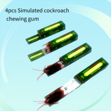 4pcs Simulation Cockroach Chewing Gum Creative Novelty Funny Toy DIY Self Installed Trickster Toy Scare Toy Party Props