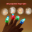5pcs Pattern Random Cartoon Finger Projection Lamp Projection Finger Lamp 1
