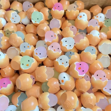 Stereoscopic Luminous Eggshell Chicken Diy Cell Phone Chain Keychain Pendant Creative Jewelry Jewelry Accessories