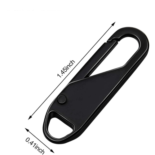 Zipper Pull Tab Replacement Metal Zipper Extender Handle Fixer 10 Pcs 1