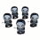 1pc Creative Clockwork Walking Death Chain Walking Doll Toy Wind Up Plastic Classic Clockwork Toy 1