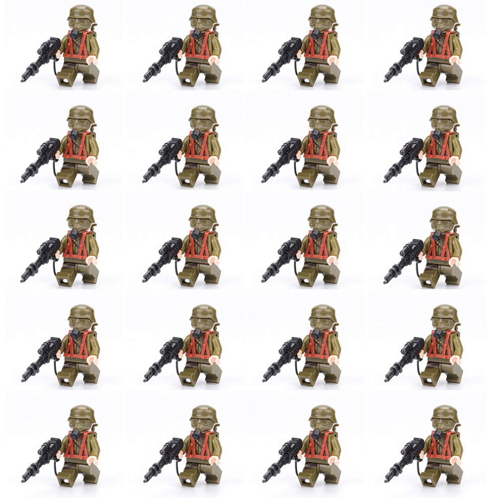 (Pyro Type B) 20PCS Military Building Blocks Minifigure Fire-Breathing Biological Soldier Assembly Children's Toys-image-OPC-PD5FRVP-NEW