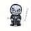 1pc Creative Clockwork Walking Death Chain Walking Doll Toy Wind Up Plastic Classic Clockwork Toy 4