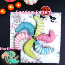 Slug Toys Endless Fun And Stress Relief Ideal For Halloween & Christmas Creative Glow in the Dark Prank Toy