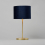 (Table Lamp, Blue) LITECRAFT Velvet Shade Table Lamp, Lampshade 3