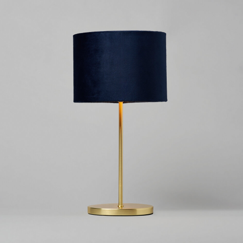 (Table Lamp, Blue) LITECRAFT Velvet Shade Table Lamp, Lampshade 2