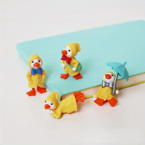Duck Refrigerator Sticker Doll Mobile Phone Shell DIY Accessories Duck Model Doll 1