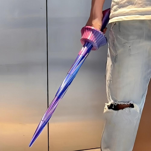 3D Printing Gravity Telescopic Spiral Samurai Decompression Toy Halloween Gift Christmas Gift 2