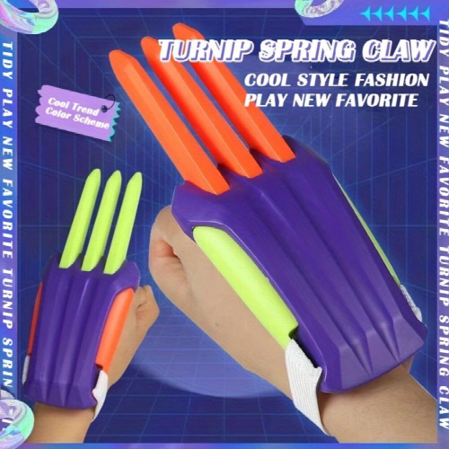 Pops Radish Retractable Spring Claw Creative Novelty Trick Toy Christmas And Spring 2