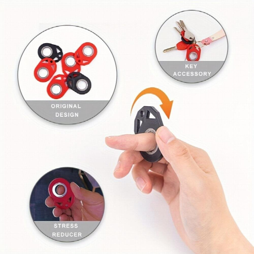 Fidget Spinner Anti Anxiety Toy Rotating Keychain Solution 2