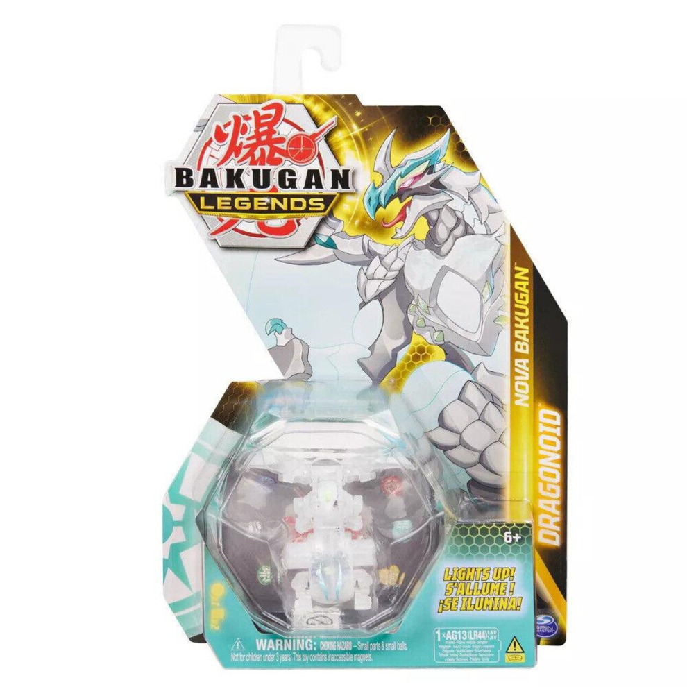 (Dragonoid) Bakugan Legends Nova Light-Up Figure Trading Cards