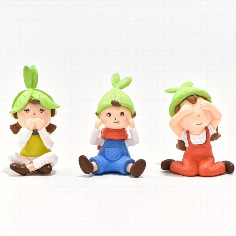 3pcs Cartoon Figure Creative Home Decorations And Ornaments For Room Office Home Funny Housewarming Halloween Christmas Birthday Gift Party Favors-image-OPC-PD5G6VF-NEW