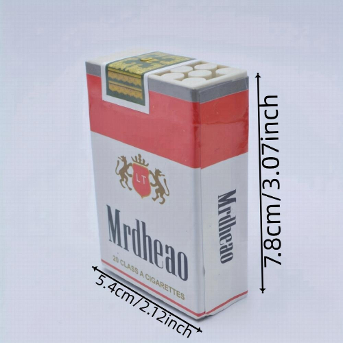 Quick Hot Fun Tricky Plastic Water Spray Cigarette Box Creative Spoof Man Cigarette Box Toy 2