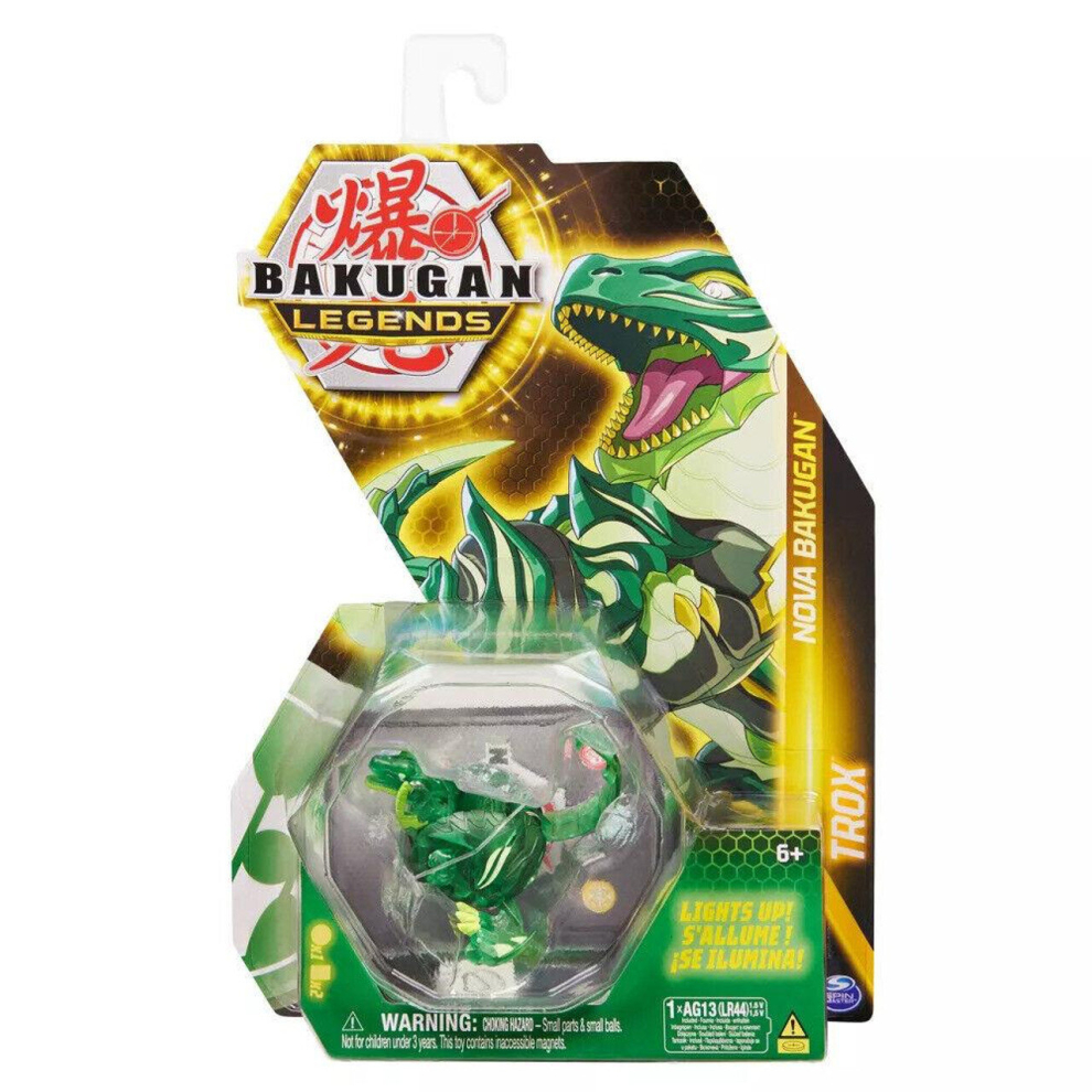 (Trox) Bakugan Legends Nova Light-Up Figure Trading Cards