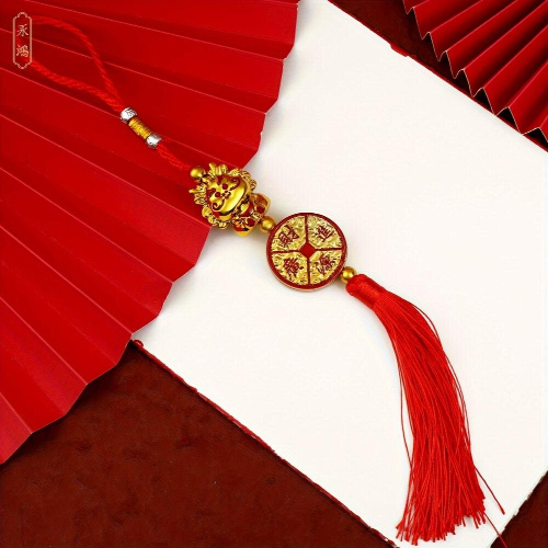 4pcs Creative Personality Spring Silk Ball Lantern Pendant Suitable For Spring Decoration Gift Use 2