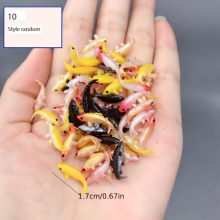 Mini Small Fish Model Simulation Play House Props Scene Landscaping Props 10pcs