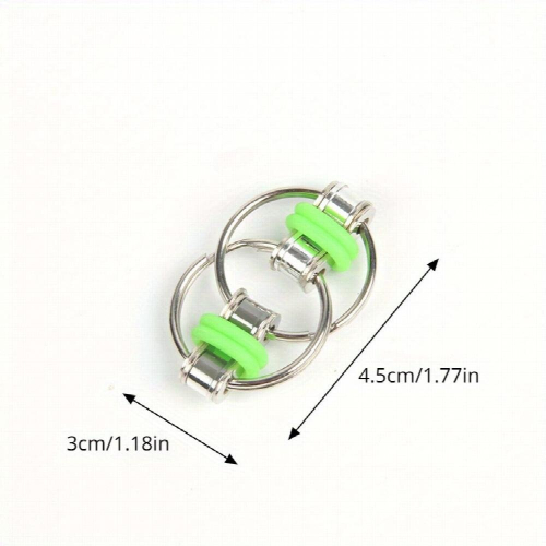 Fidget Cube Adult Vent Bicycle Iron Chain Toy Decompression Metal Keychain Decompression Chain 1