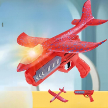 1pc Foam Ejection Aircraft Gun Outdoor Toy Air Combat Glide Gun Aircraft Toy