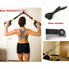 1pc Home Fitness Exercise Stretching Resistance Bands Over Door Anchor Attachment Elastic Bands Accessories Resistance Exercise Bands
