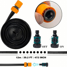 Trampoline Sprinkler 11 89meter Outdoor Trampoline Water Sprinkler For Kids Fun Summer Water Games For Garden