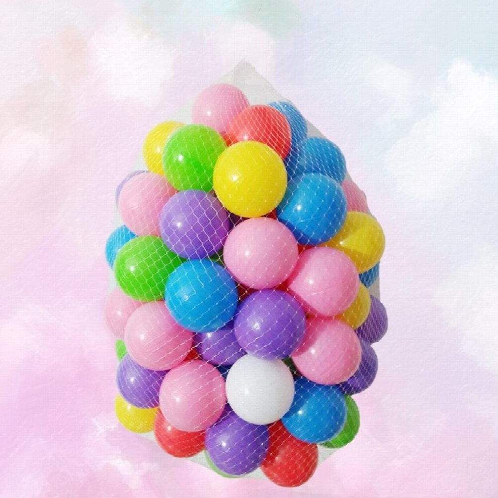 50 100pcs Soft Plastic Ocean Ball Pit Balls Plastic Toy Balls For Kids Ideal Baby Toddler Ball Pit Baby Pool Water Toys Party Decoration Photo Booth P