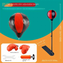 Inflatable Punching Bag Set Standing Boxing Ball Toy For Childrens Fitness